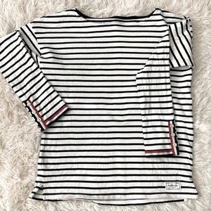 Talbots nautical boatneck Med